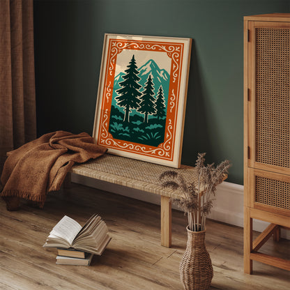 American Nature Landscape Art Print