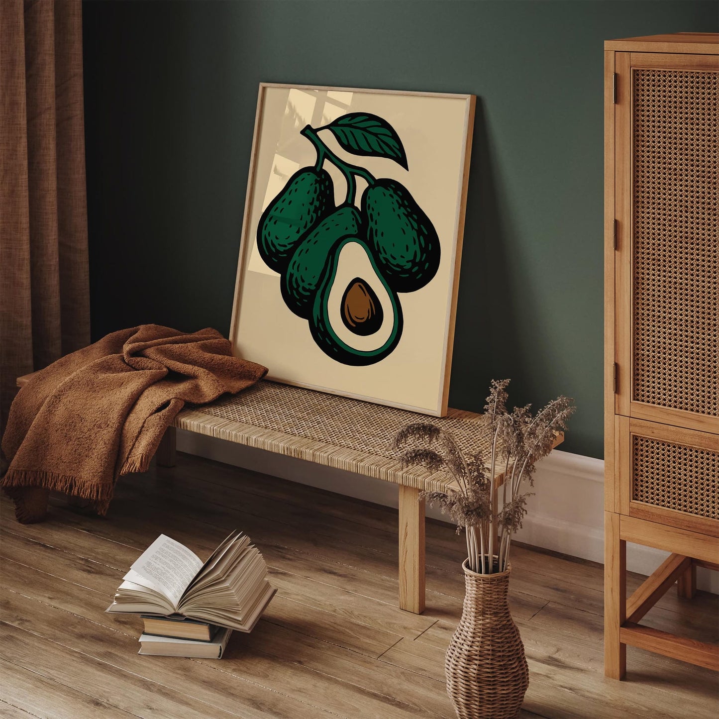 Avocado Poster - Kitchen Wall Art Decor
