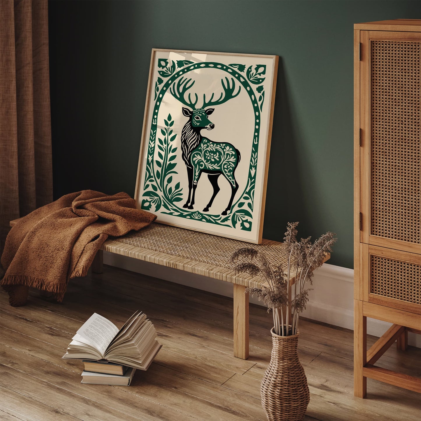 Wildlife Deer Nature Art Print