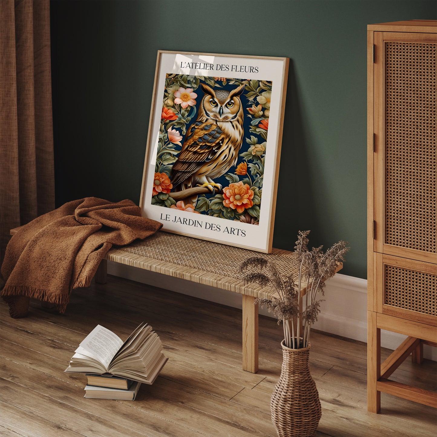 Victorian Owl Art Print