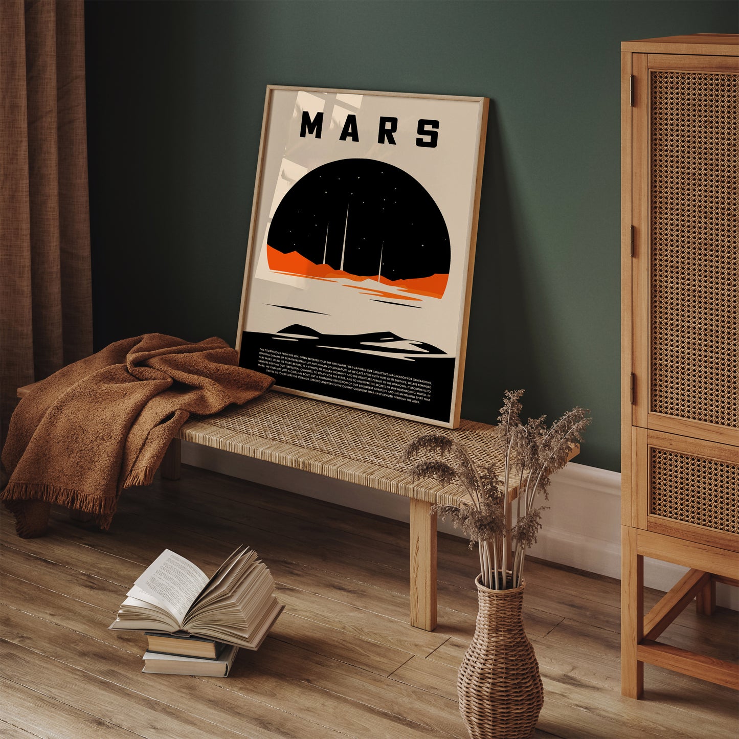 MARS Minimalist Space Poster