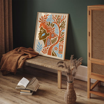 Stay Rooted Afrohemian Poster