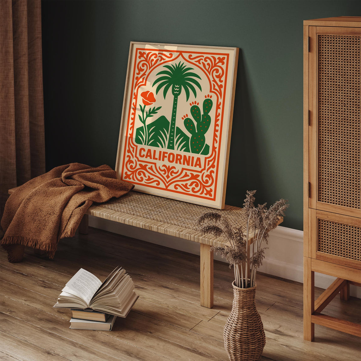 California Vintage Travel Poster