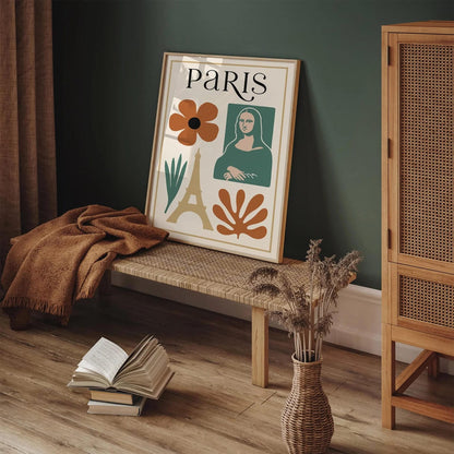 Paris Aesthetic Modern Travel Poster