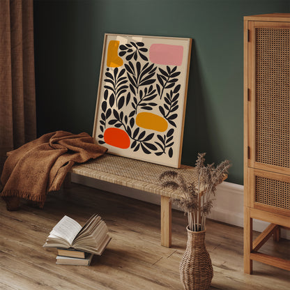 Mid Century Modern Aesthetic Art Print