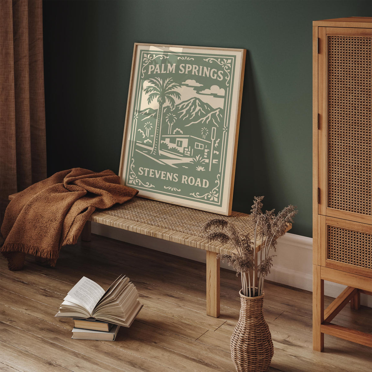 Palm Springs Steven Road California Cityscape Poster