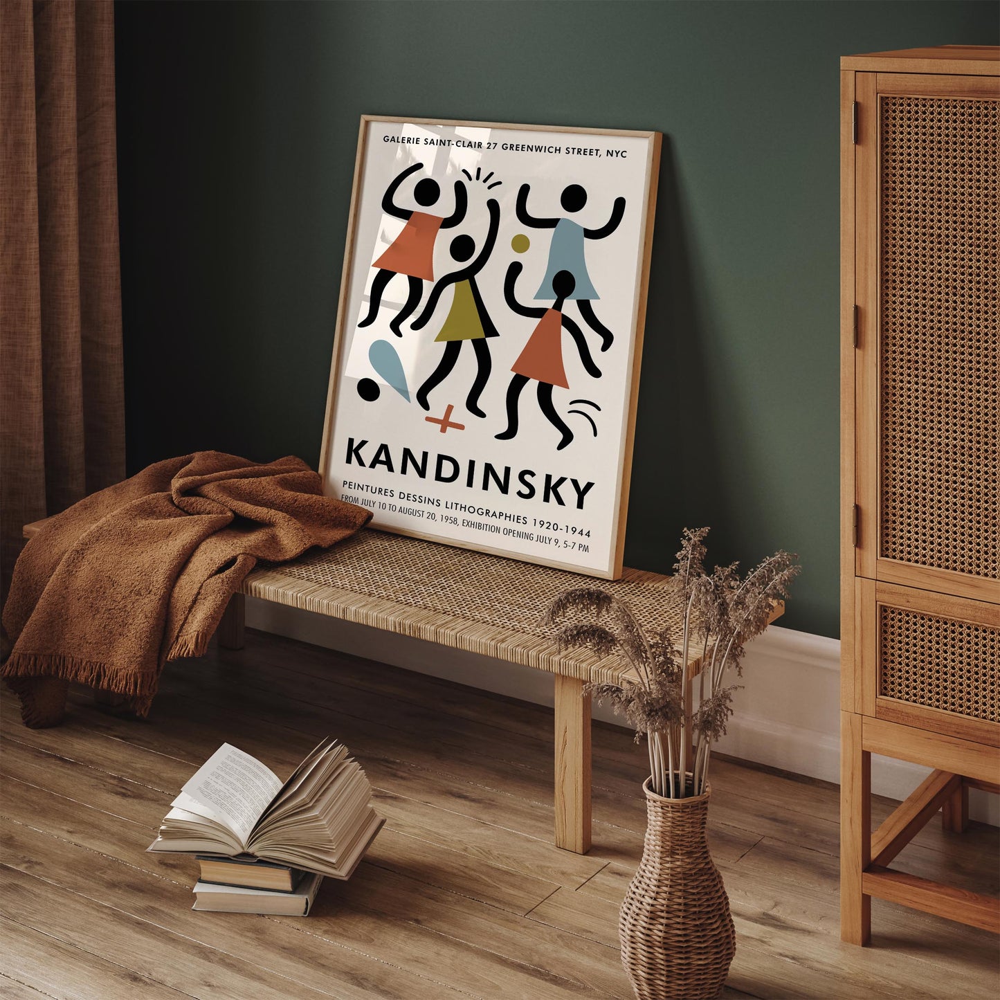 Kandinsky Exhibition Art Print