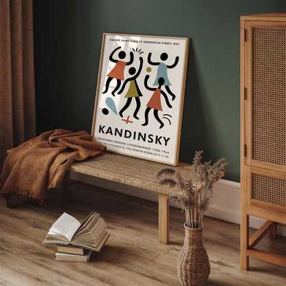 Kandinsky Exhibition Art Print