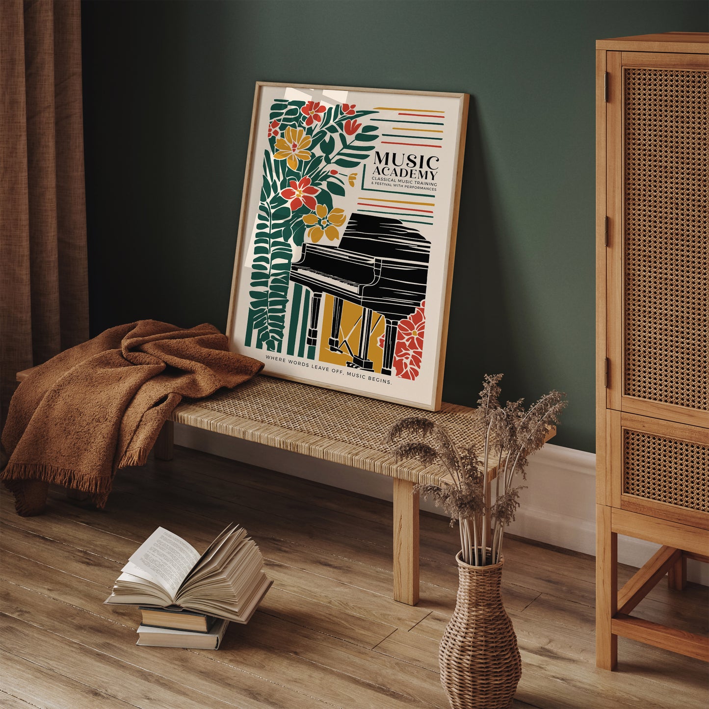 Music Academy Elegant Art Print