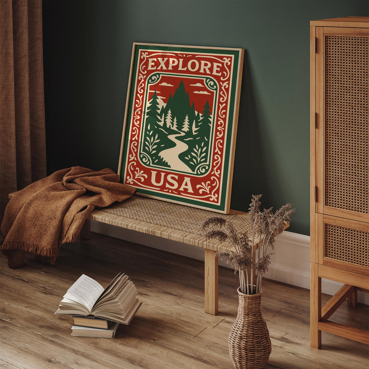 Explore USA Travel Poster
