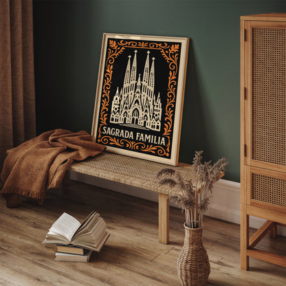 Sagrada Familia Spain Architecture Art Print