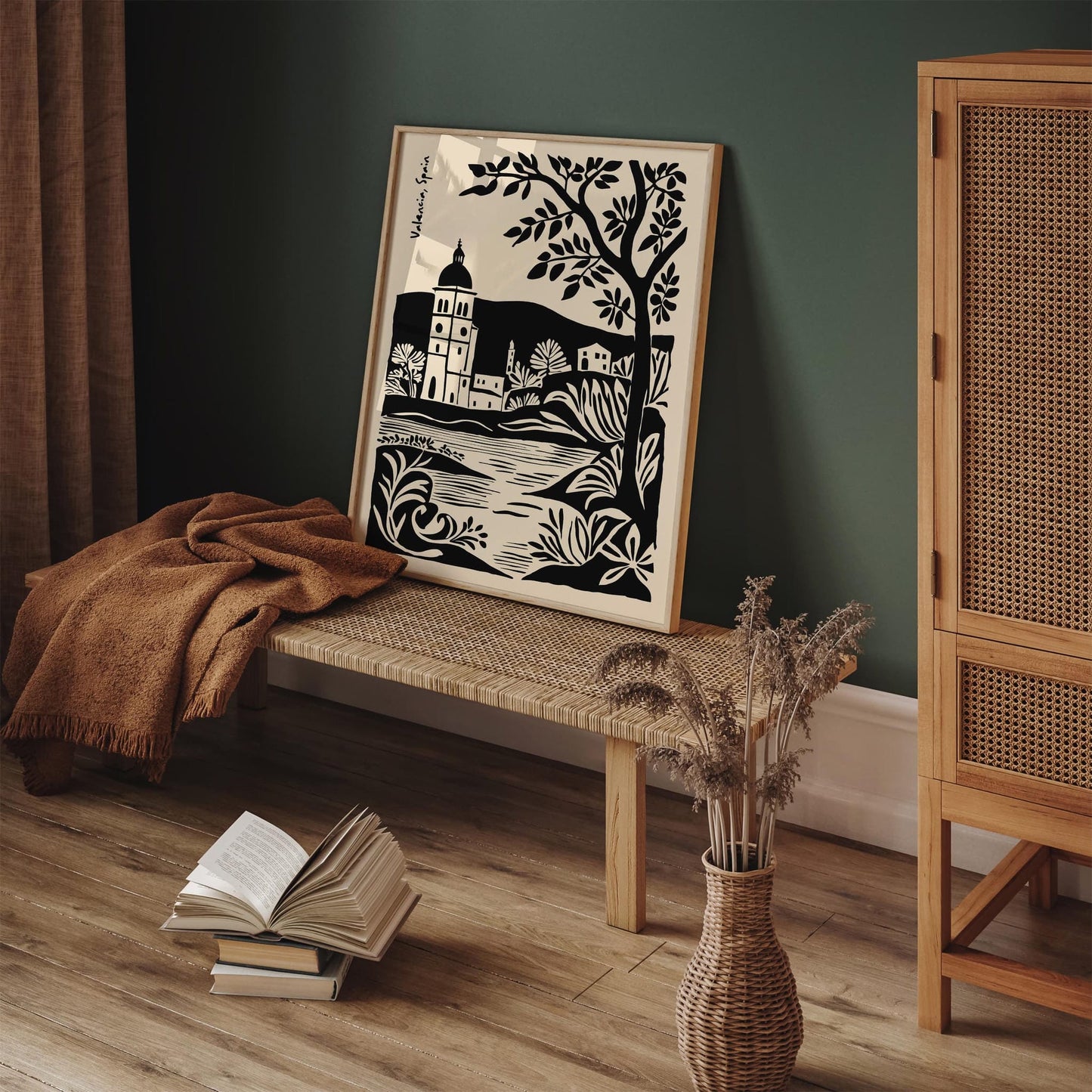 Valencia Spain Vintage Poster