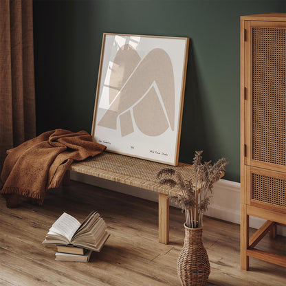 Her Geometry Wall Art - Abstract Modern Scandinavian Poster