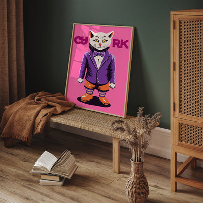 Retro Circus Poster - Polish Cyrk Wall Art