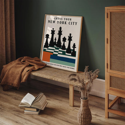 Chess Tour New York City Poster