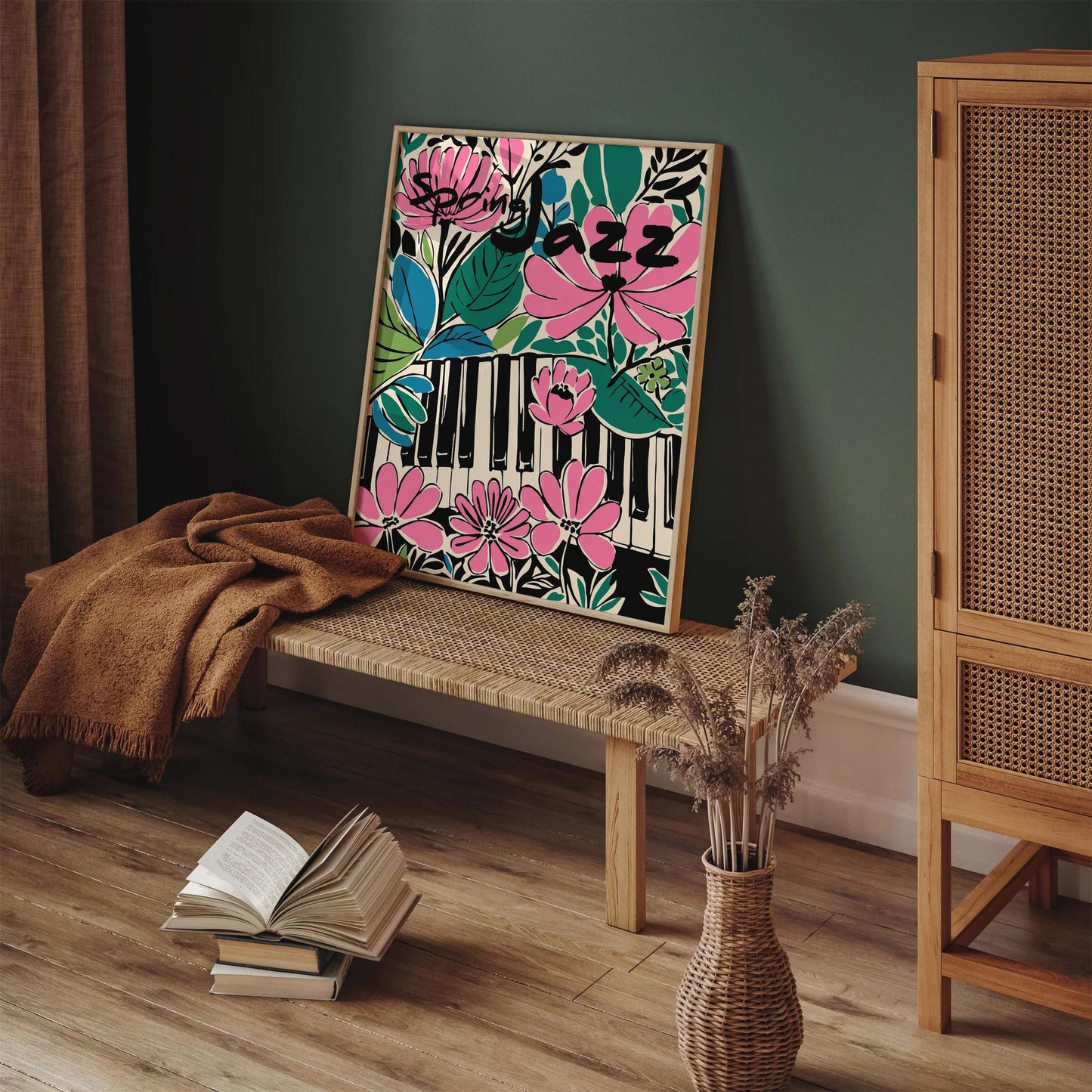 Spring Jazz Eclectic Music Poster