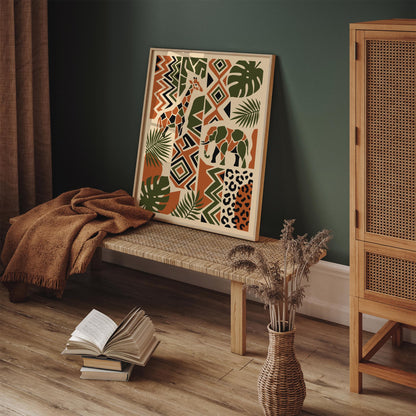Bohemian Safari Nature Poster