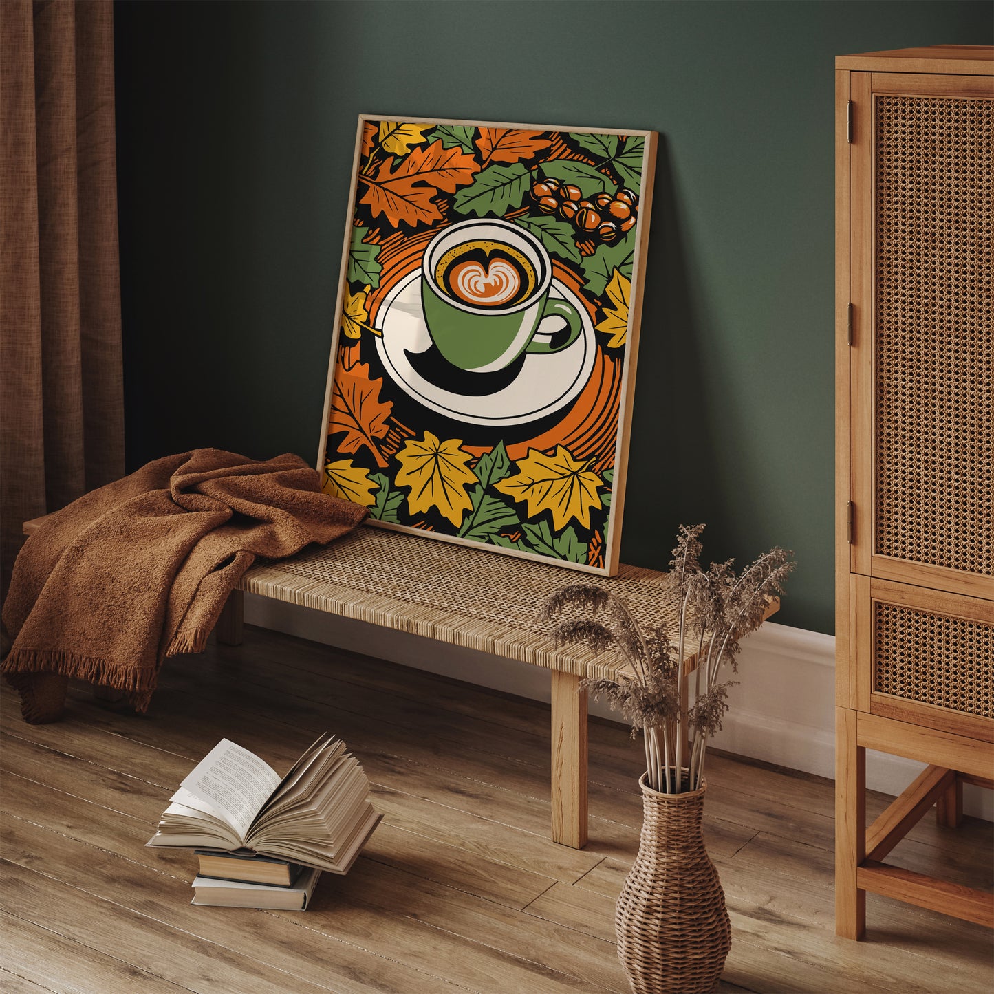 Autumn Kitchen Wall Art Decoration Print