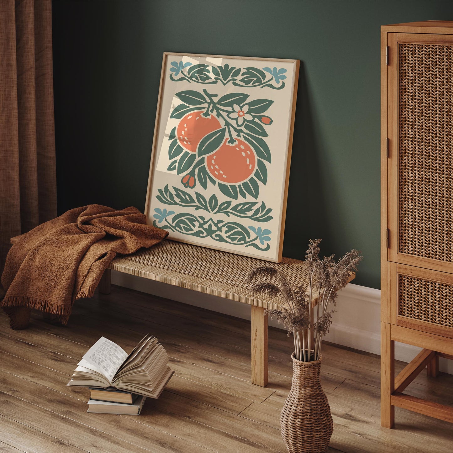 Orange Poster – Retro Kitchen Wall Art