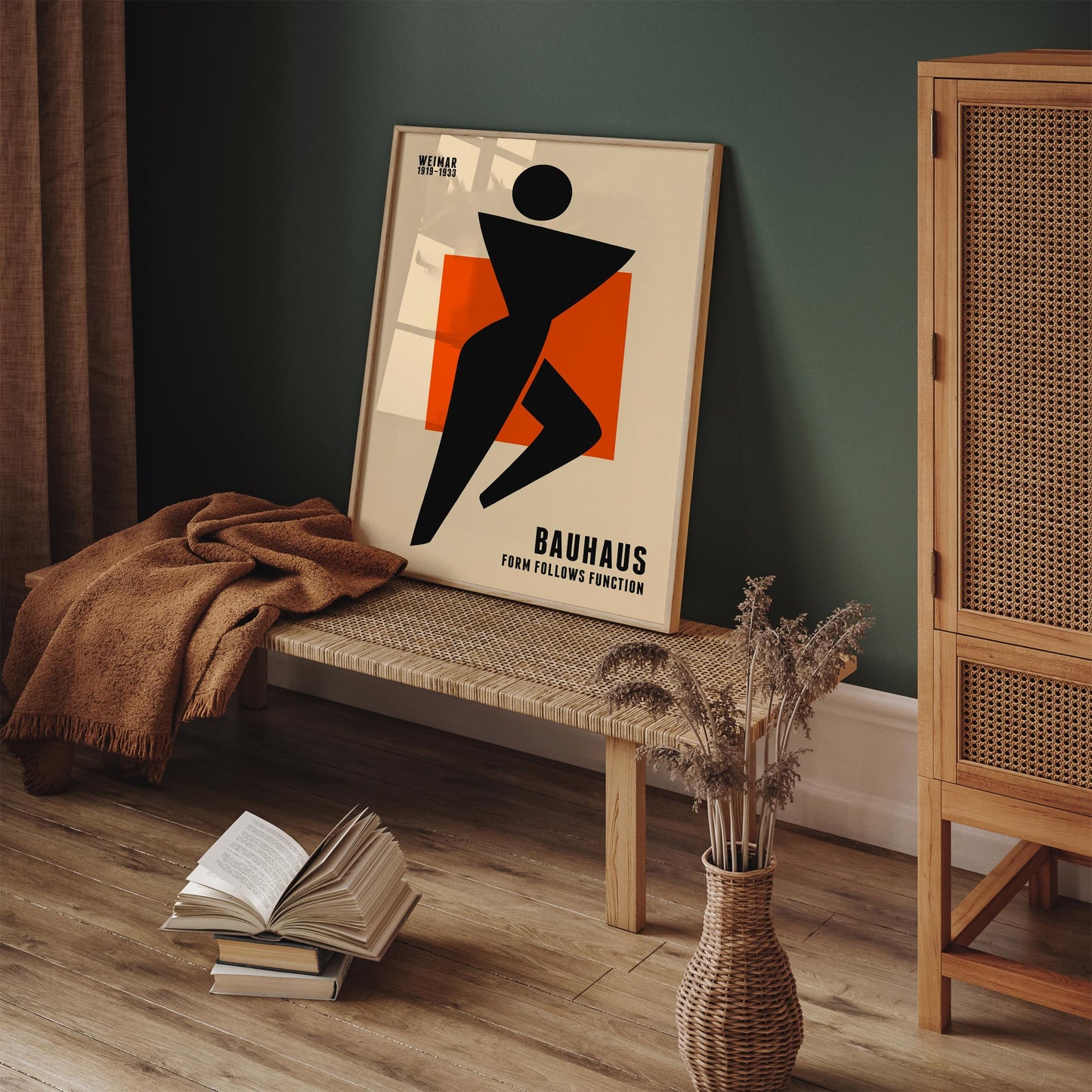 Bauhaus Form Follows Function Poster Print - Vintage Exhibition Poster
