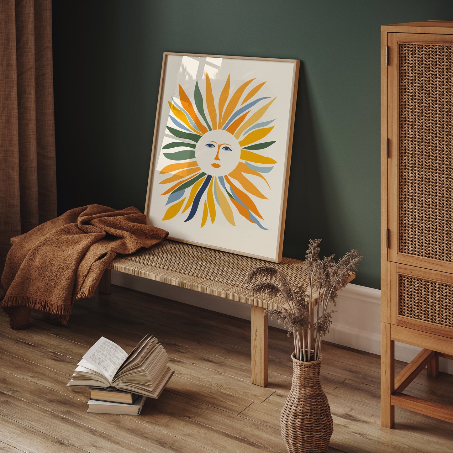 Mid-Century Modern Sunny Mood Art Print