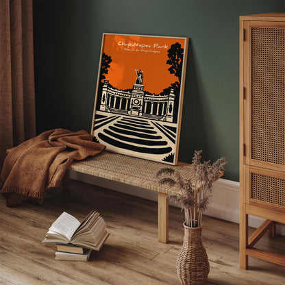 Chapultepec Park Poster - Mexico City Nature Wall Art