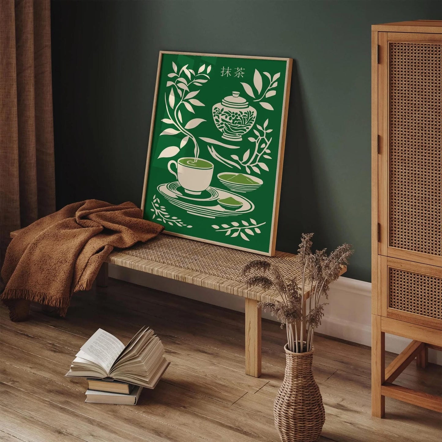 Matcha Japanese Tea Green Poster