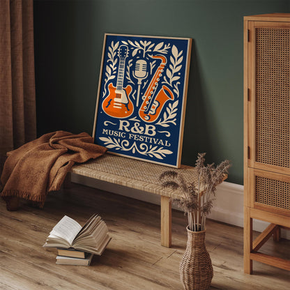 R&B Music Festival Poster