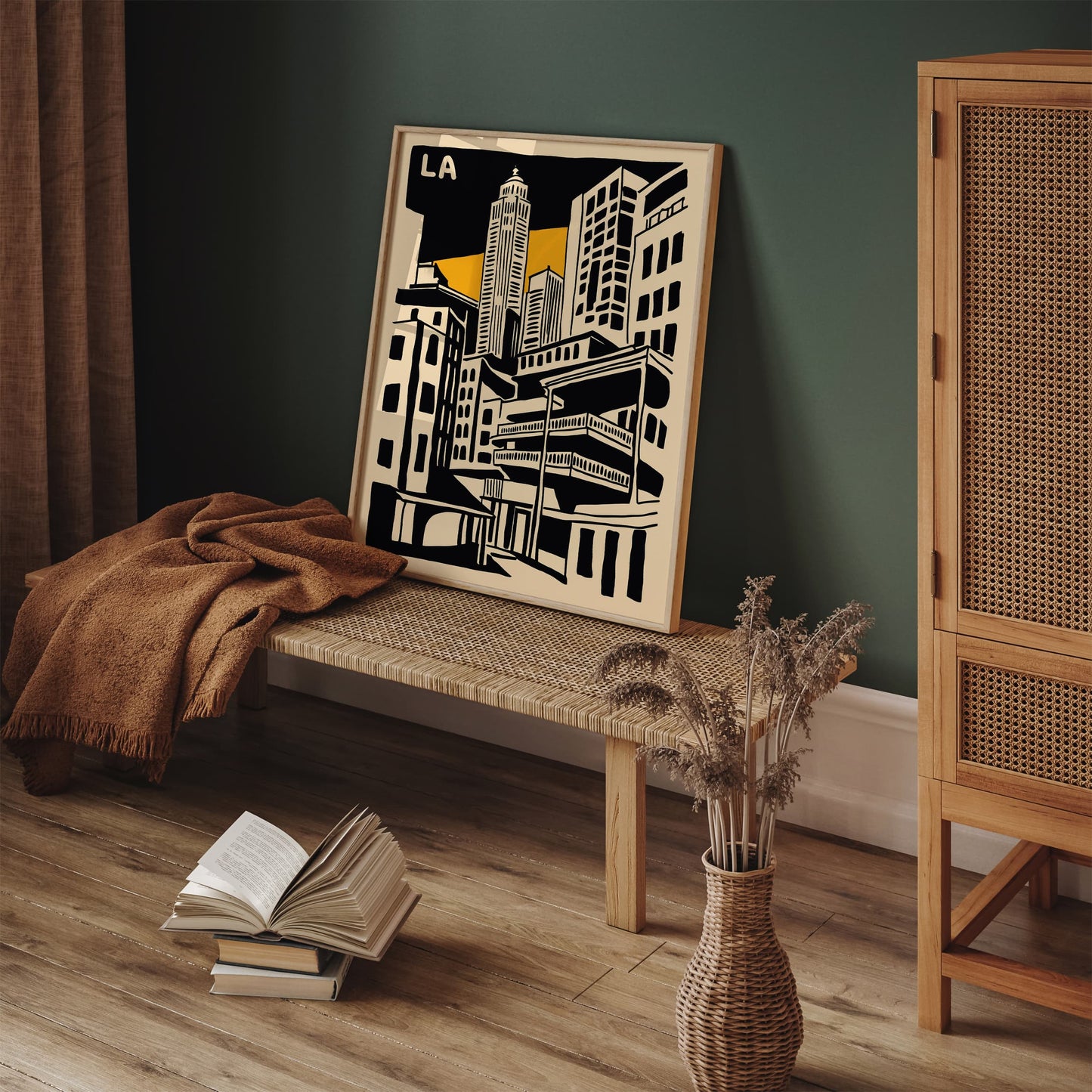 Los Angeles Modern Architecture Poster