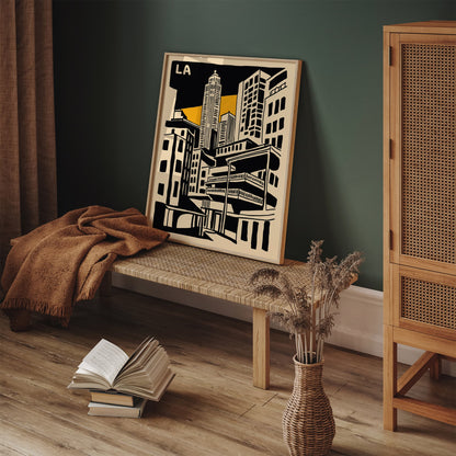 Los Angeles Modern Architecture Poster