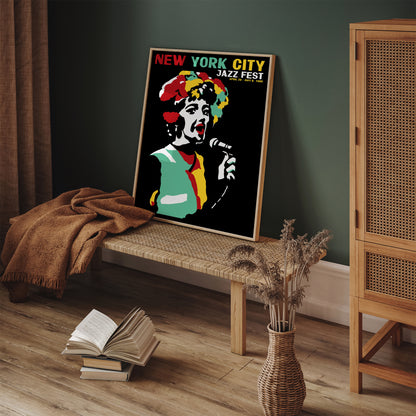 NYC Jazz Fest Vintage Poster