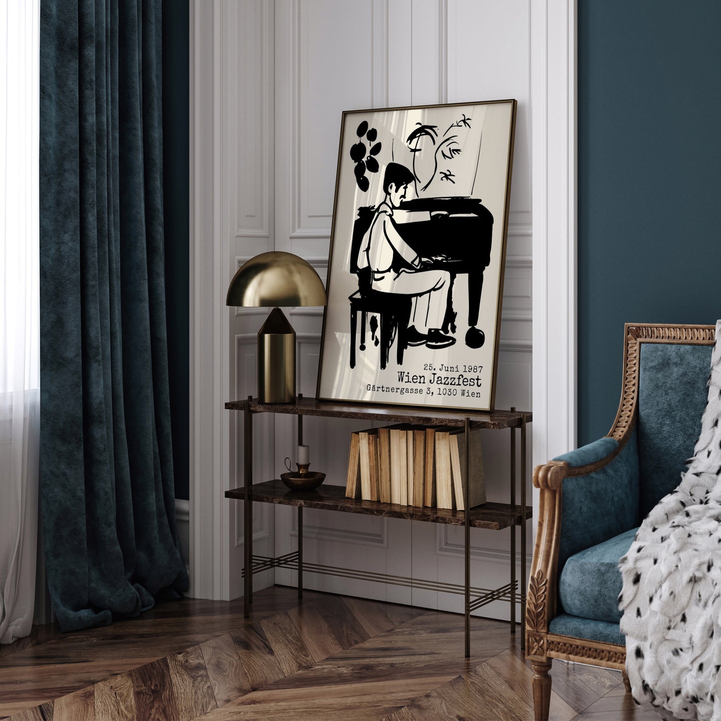 Wien JazzFest Vintage Poster