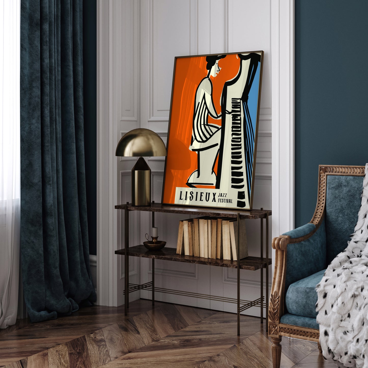 Lisieux Jazz Festival Vintage Poster