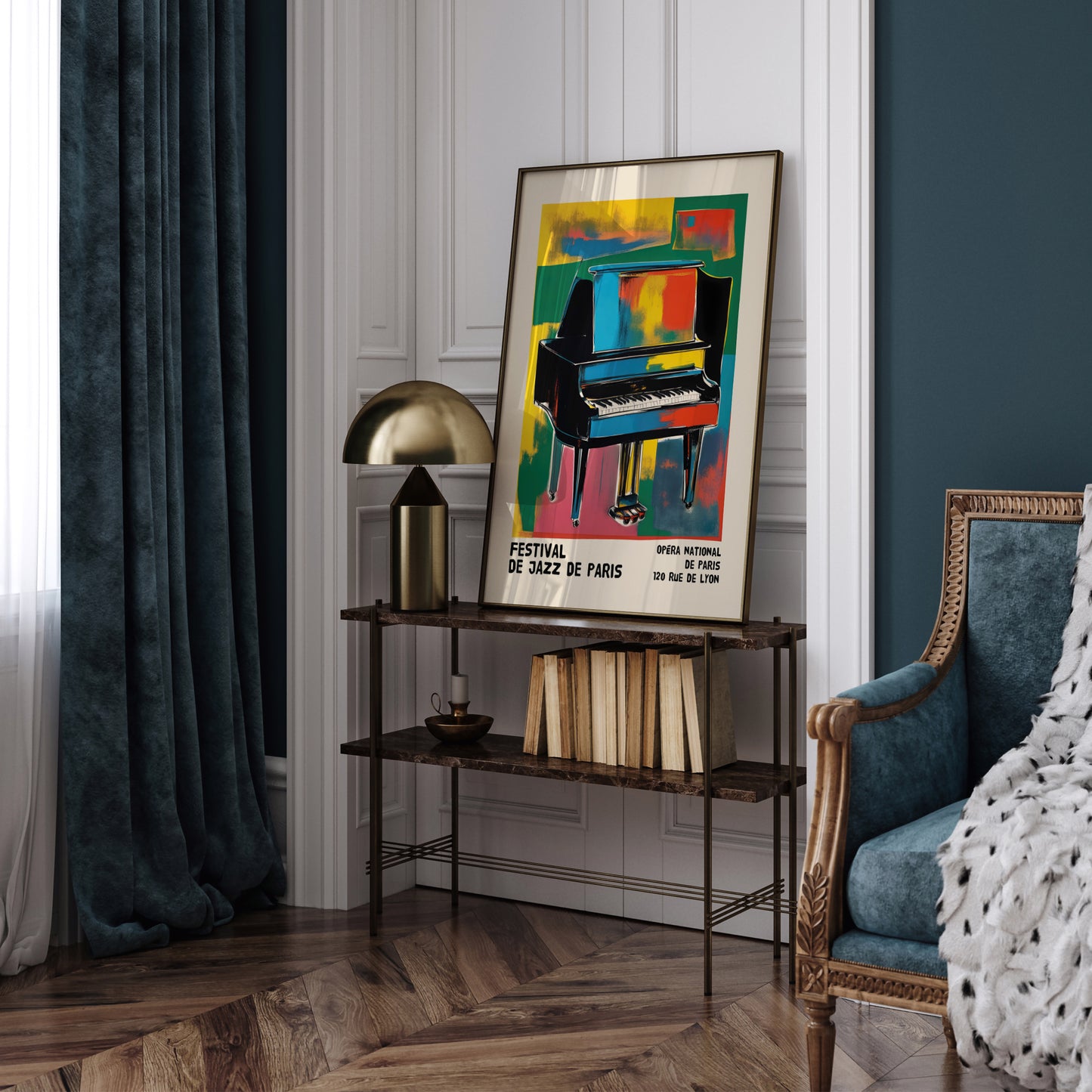 Vintage Paris Jazz Festival Poster