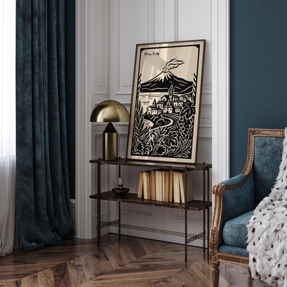 Etna Sicily Poster - Italian Landscape Wall Art