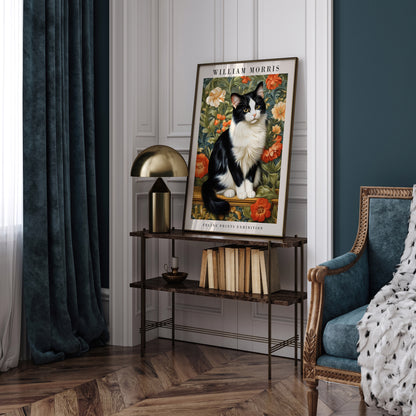 Cute Cat Portrait Elegant Poster