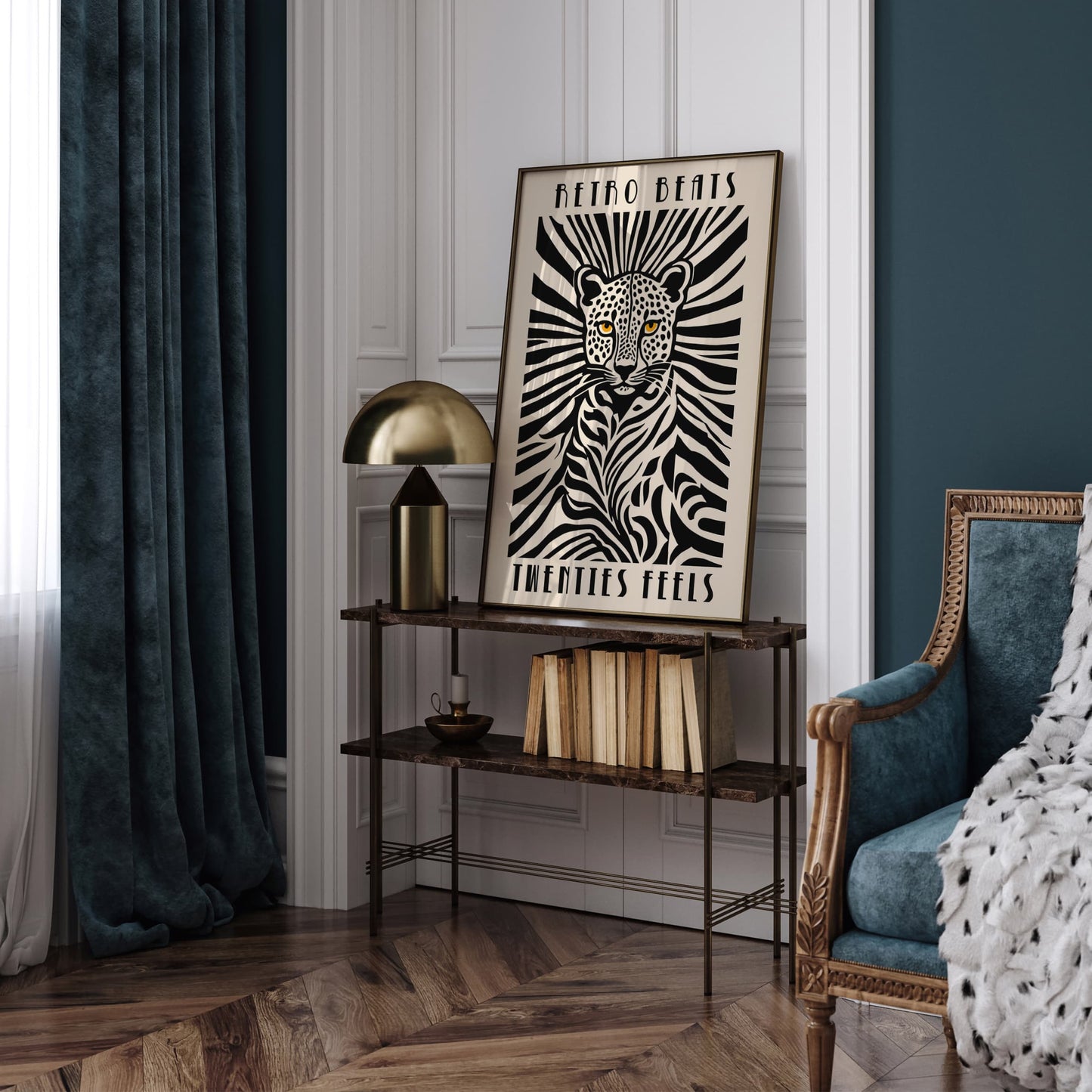 Twenties Music Art Deco Poster