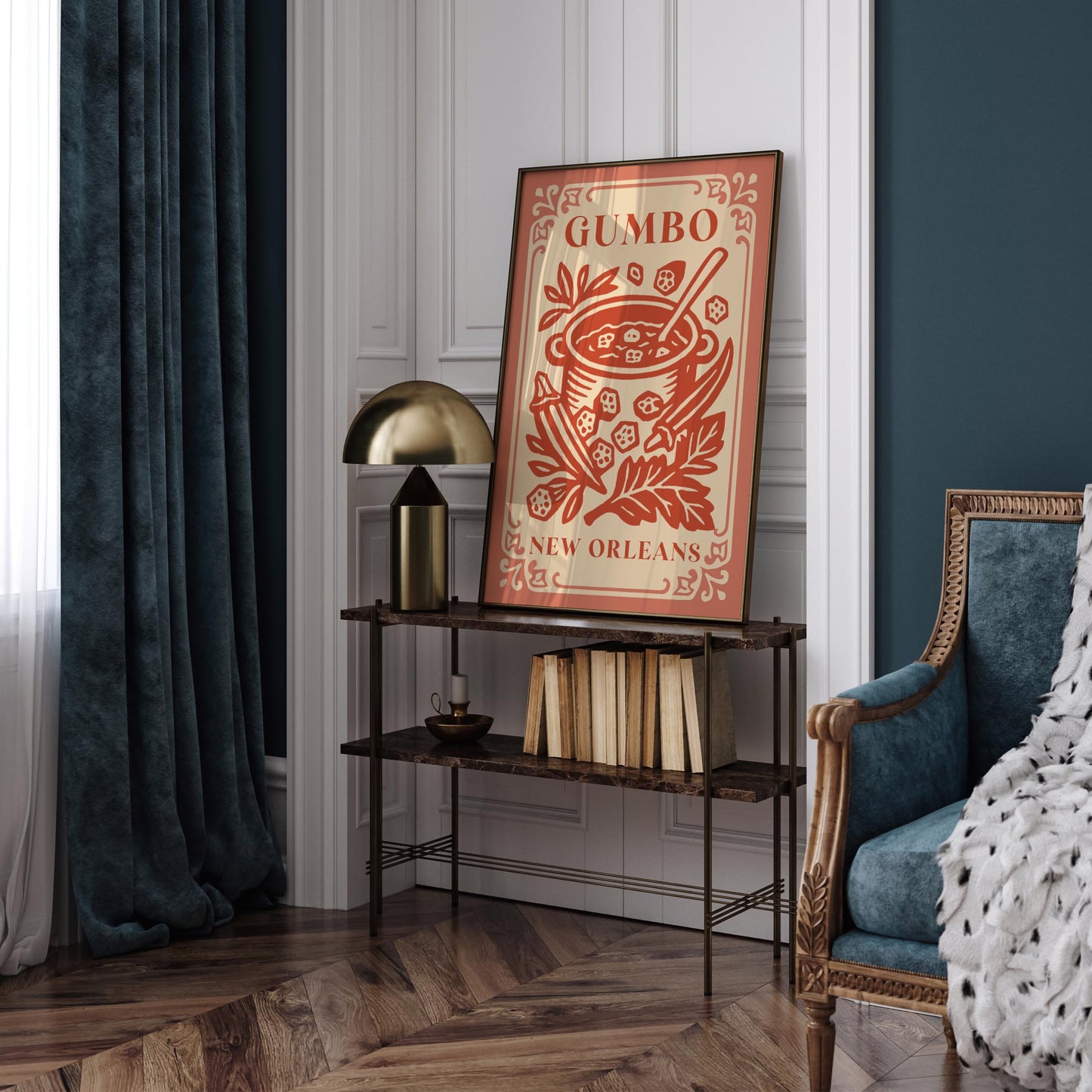 Gumbo New Orleans Poster - Louisiana Wall Art