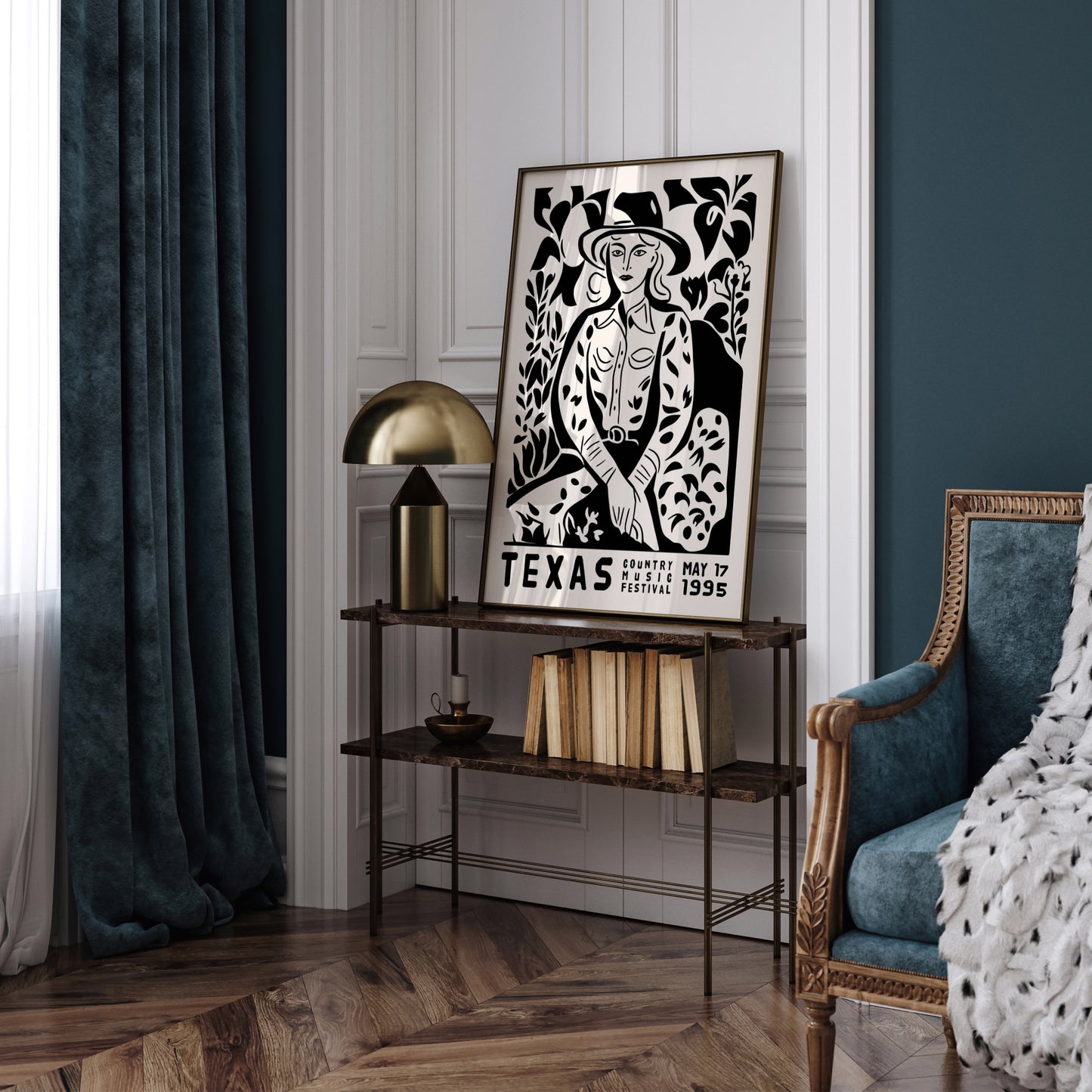 Texas Country Festival 1995 Poster