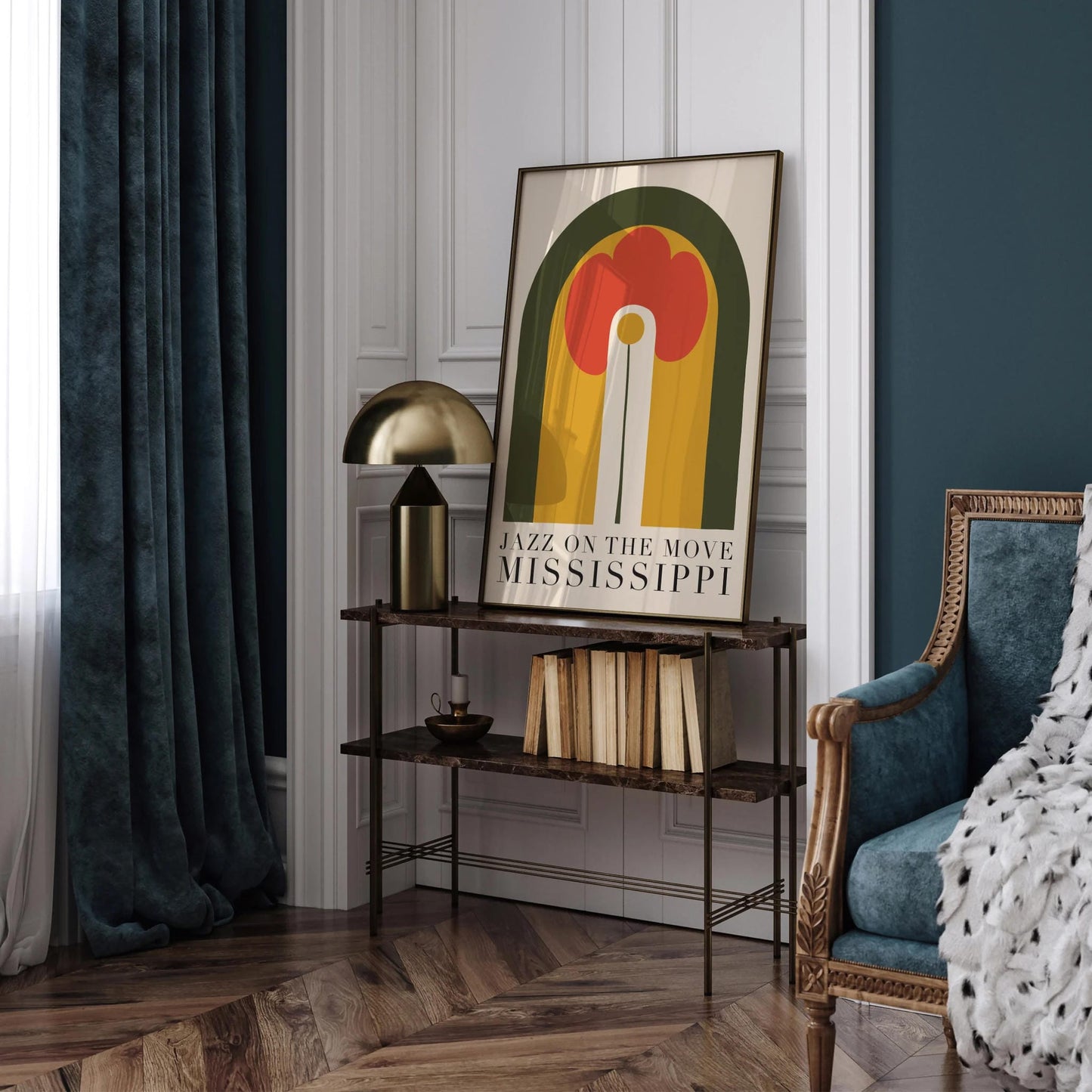 Mississippi Jazz Music Festival Poster