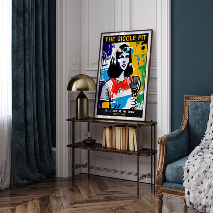 NYC Comedy Club Vintage Wall Art