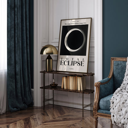 Total Eclipse Black Moon Poster