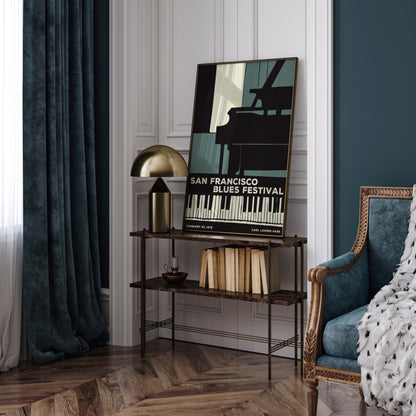 San Francisco Blues Festival Vintage Poster