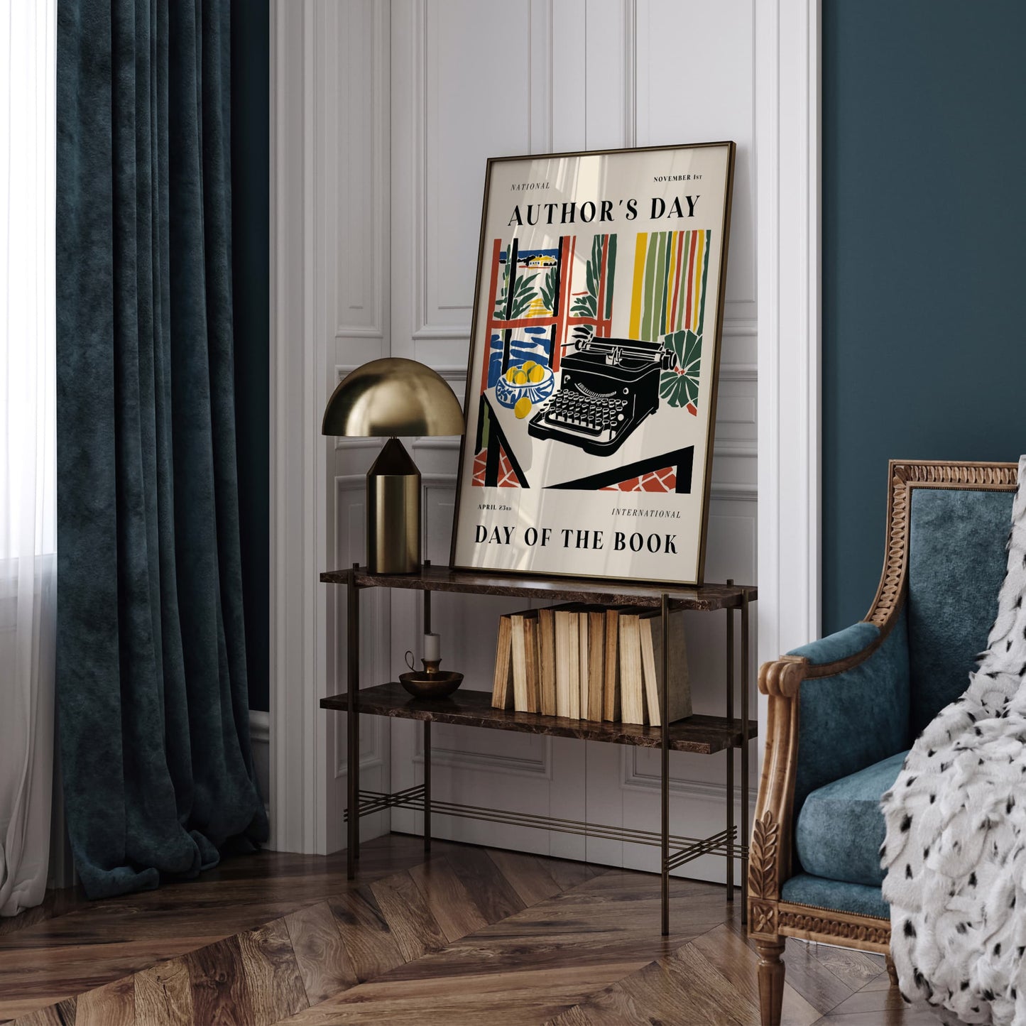 Authors Day Poster - Literary Wall Art