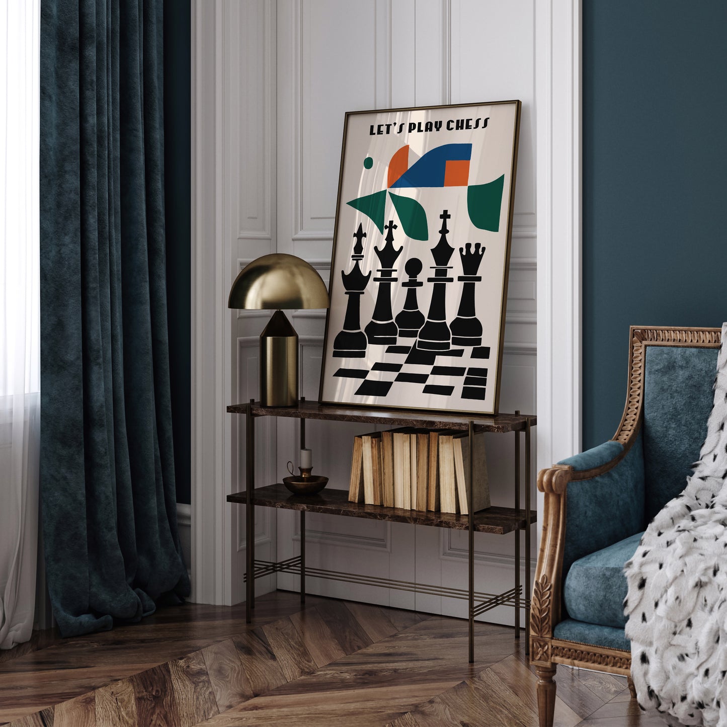 Let's Play Chess Poster