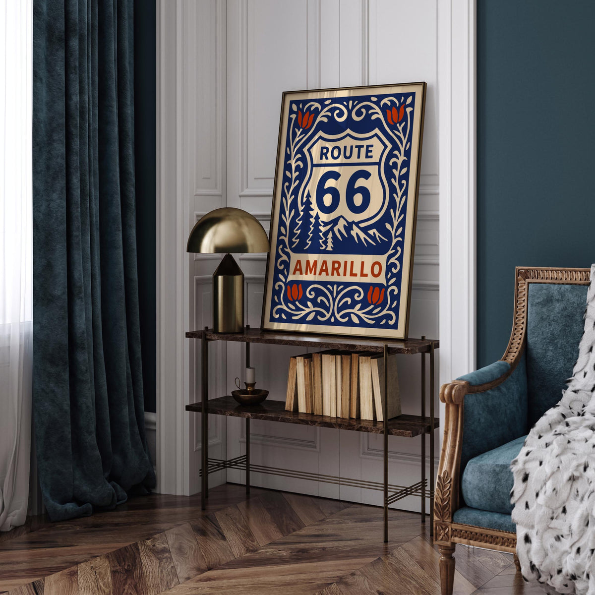 Amarillo Route 66 Travel Poster