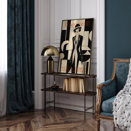 Art Deco 1920s Exhibition Poster – Vintage Retro Wall Art