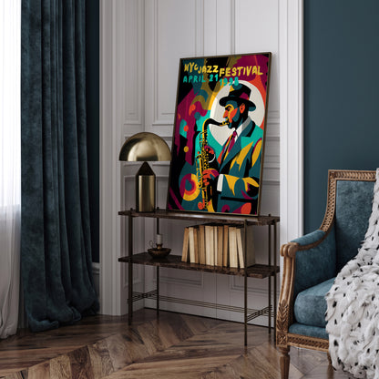 NYC Jazz Festival - 1998 Poster Reproduction