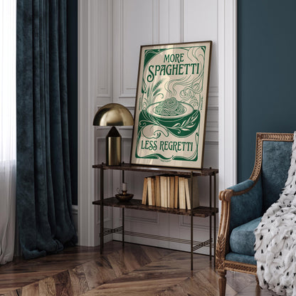 More Spaghetti Less Regretti Poster