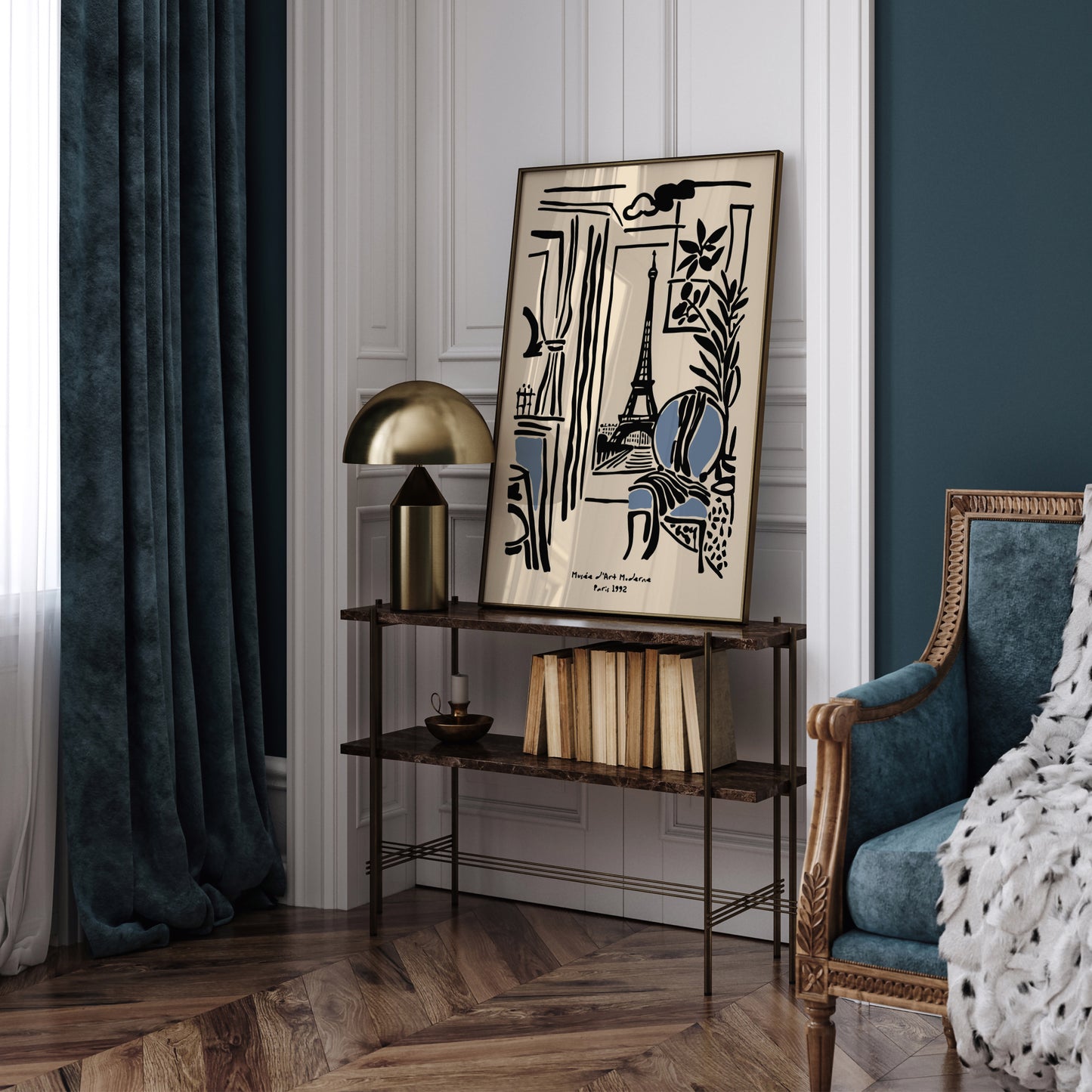 Paris Exhibition Vintage Poster